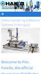 Mobile Screenshot of hakko-hungary.com